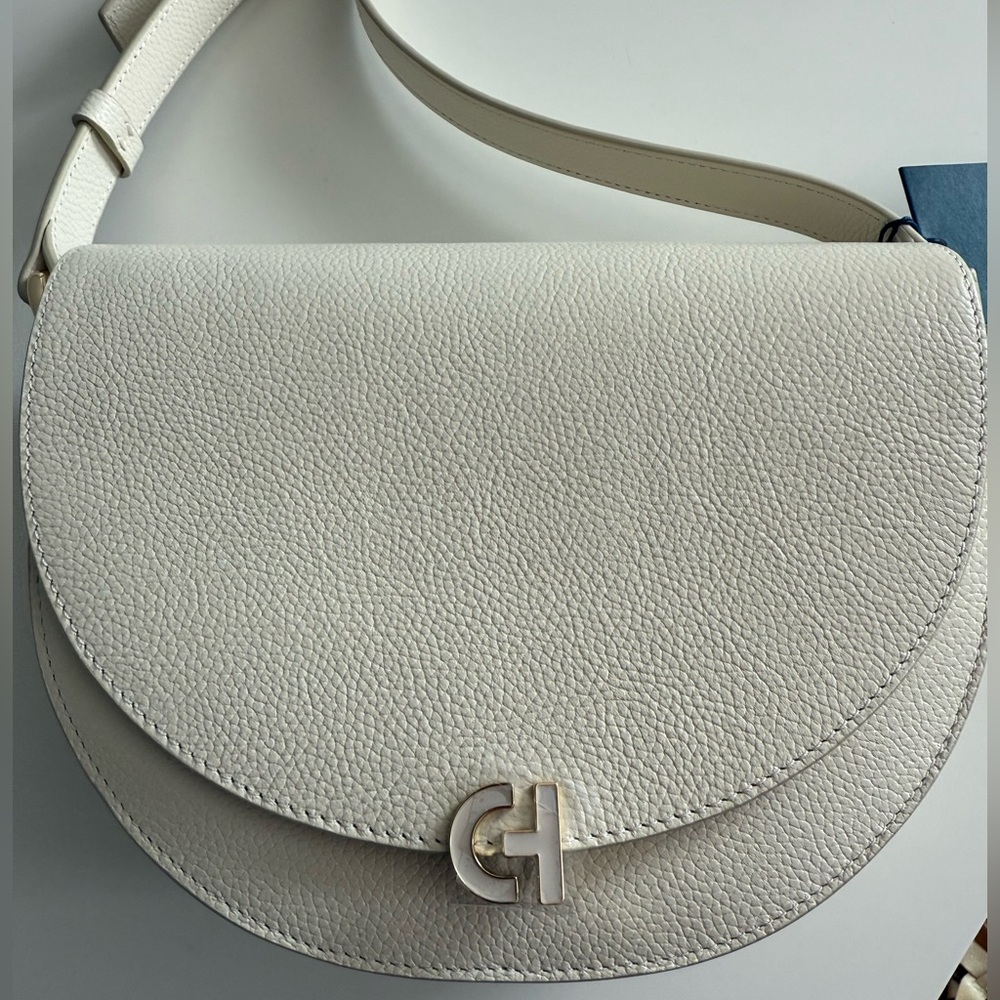COLE HAAN Evie Medium Saddle Bag .